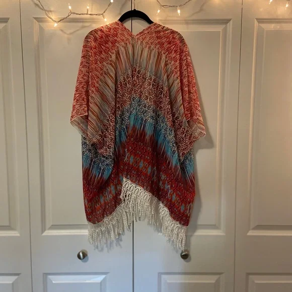 Kohl’s Boho multicolored duster - Picture 2 of 3